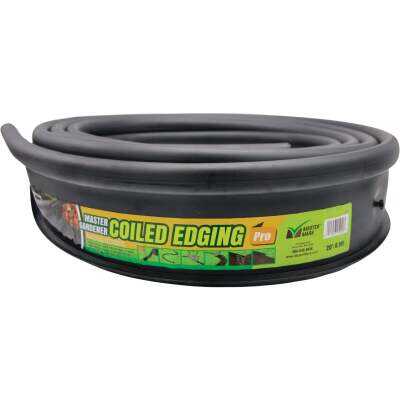 Master Mark Master Gardener Pro Contractor 5 In. H. x 20 Ft. L. Black Recycled Plastic Lawn Edging